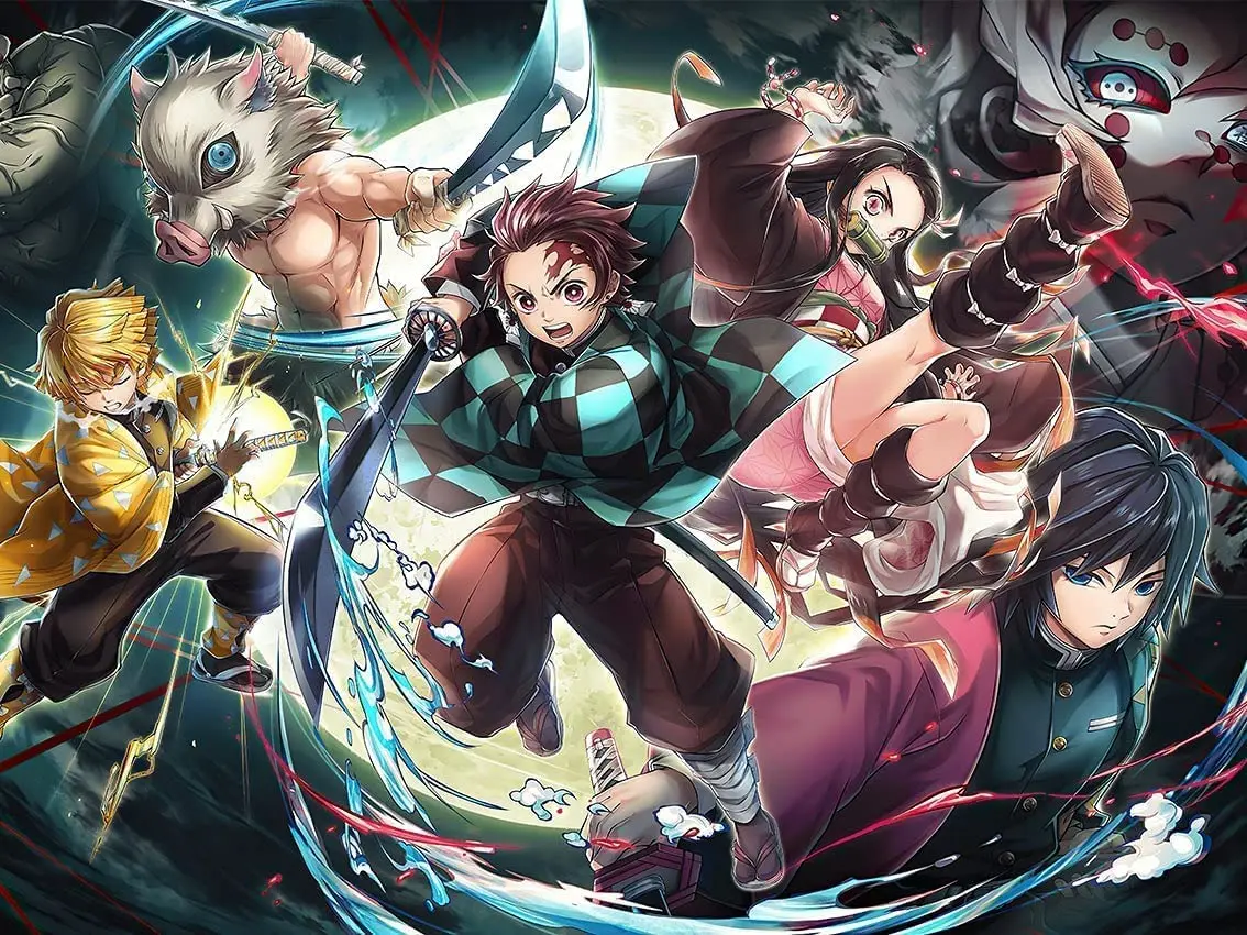 Diamond Painting Demon Slayer  - đánh giá và giá Photo Mosaic Print